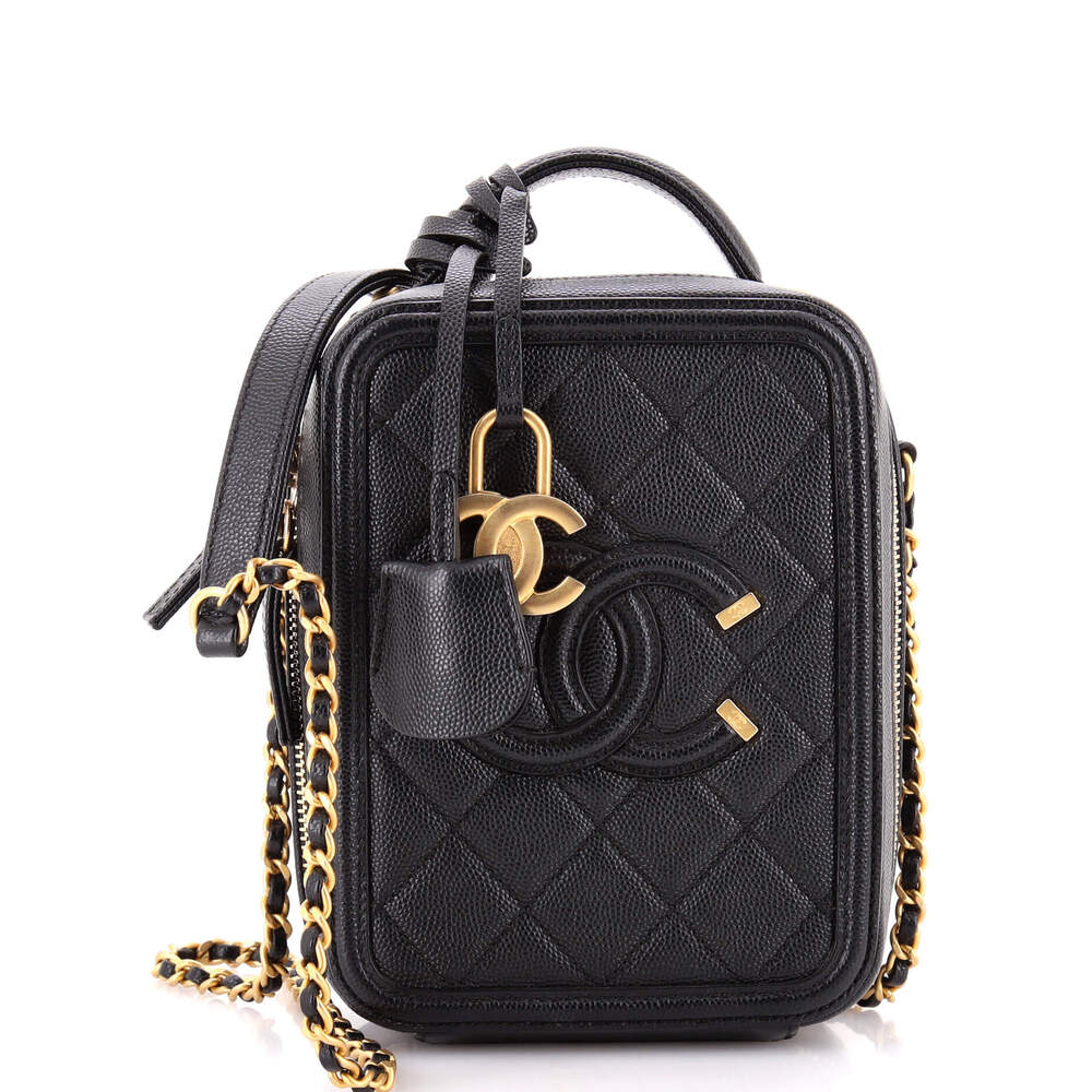 Chanel Filigree Vertical Vanity Case #210554C44B